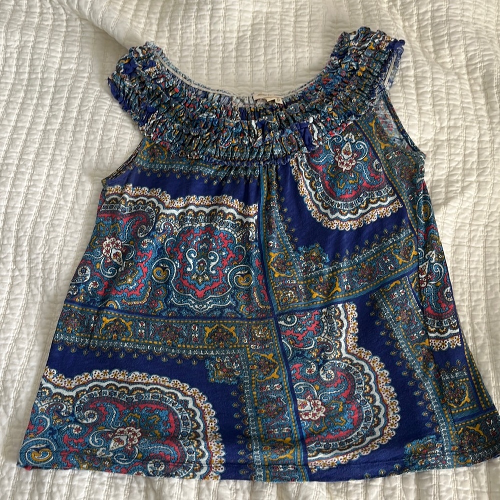 Anthropologie sleeveless top - size M